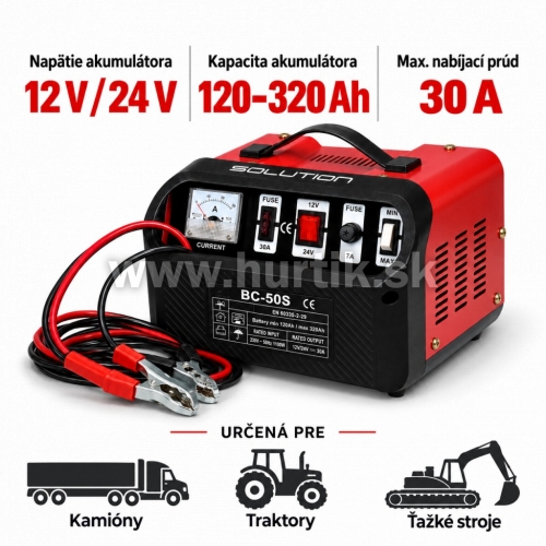 Nabíjač autobatérií BC-50S